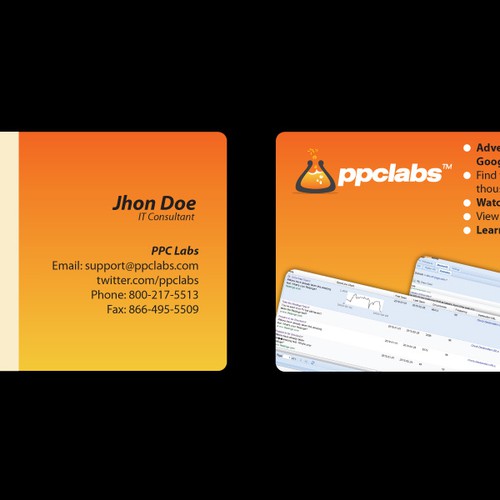 Business Card Design for Digital Media Web App Réalisé par Priyo
