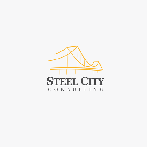 Create a sharp strong logo for Steel City Consulting! Logo & business