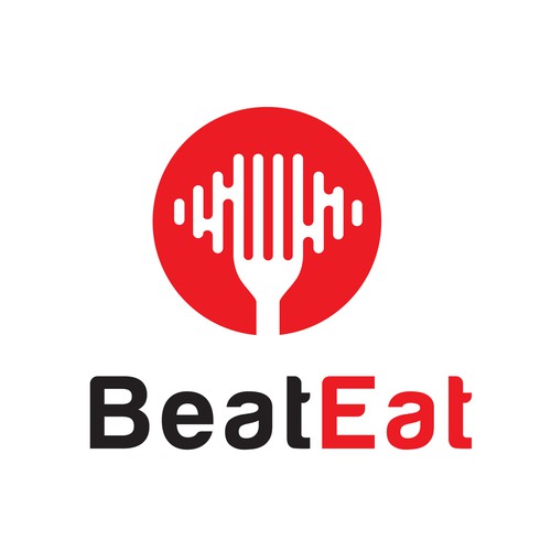 Créez un logo moderne et tendance pour Beat Eat !! Design by Fortuna Design