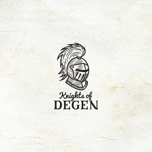 "Knights of Degen" Logo and Branding Design by Alex Redwood