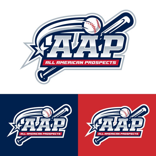 All American Prospects Baseball logo design! Design by Barokah Studio