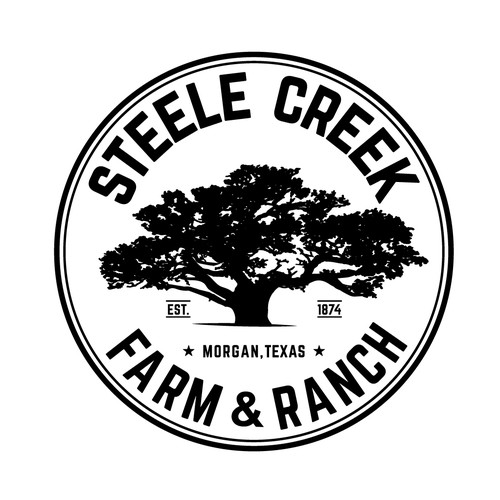 Classic Texas Ranch Logo that will adorn gates throughout farm Design réalisé par Prosperus