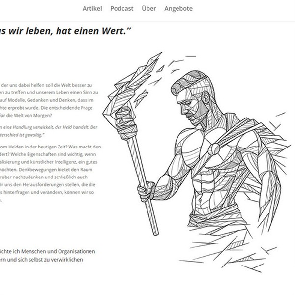 Geometric illustration for the site