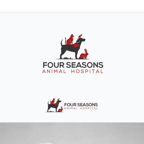 Animal hospital needs bold new logo. Design by safy30