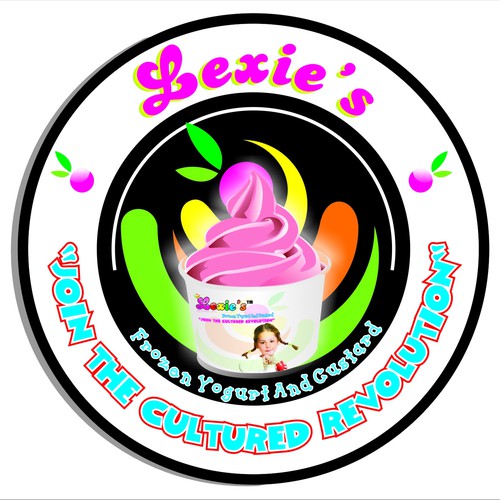 Lexie's™- Self Serve Frozen Yogurt and Custard  Ontwerp door rapnxz