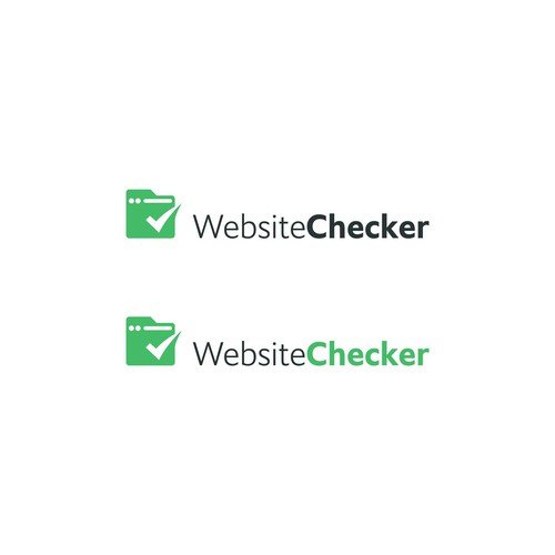 New SaaS Startup WebsiteChecker Needs a LOGO!! Design by HerryCom