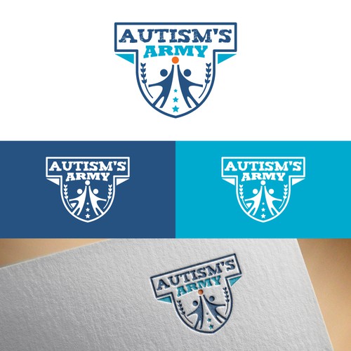 Basketball Logo for Team 'Autism's Army' - Your Winning Logo Featured on Major Sports Network Design by Web Hub Solution