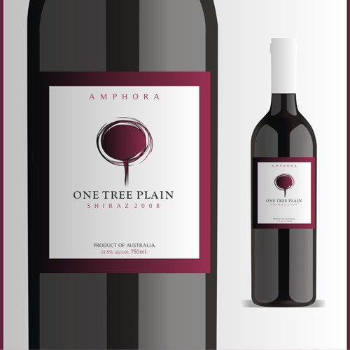 コンペ「One Tree Plain wine label」のデザイン by jodjaさん 