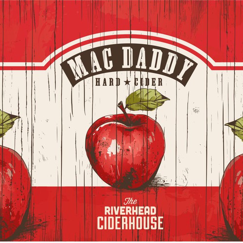 Design a rustic feeling slim can for hard apple cider Diseño de DesinNIK