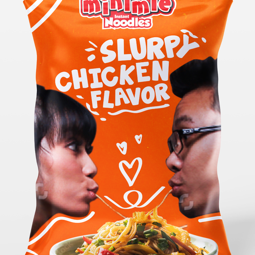 New packaging Design for Minimie Noodles Diseño de Iustina Design