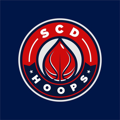 Basketball Logo for Team 'SCD Hoops' - Your Winning Logo Featured on Major Sports Network Design by HandriSid