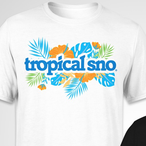 Tropical T-Shirt Design Design by PEDROVALERODSGN ✅