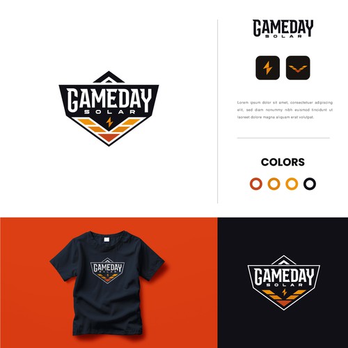 Design di Gameday Solar logo contest di Waleed Nazir