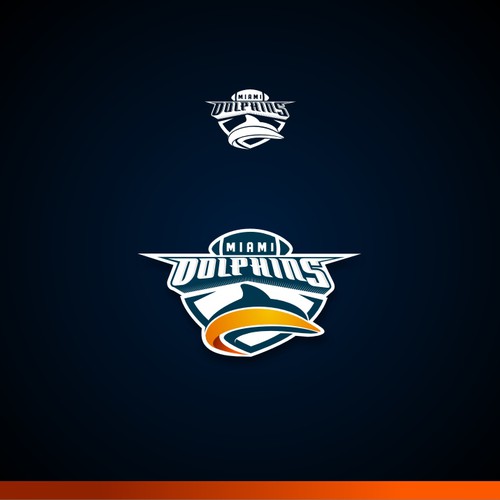 99designs community contest: Help the Miami Dolphins NFL team re-design its logo! Design réalisé par gatro