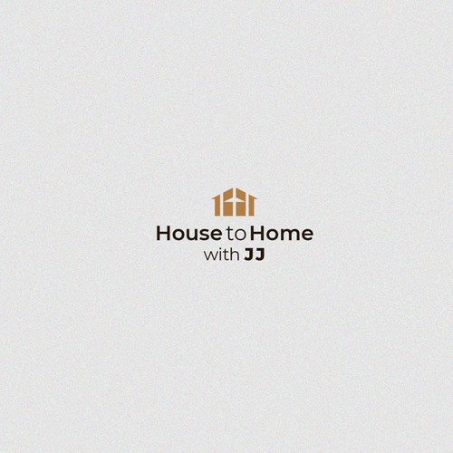 "House to Home with JJ" REAL ESTATE AGENT LOGO!! Design by Peter PJ Alppa