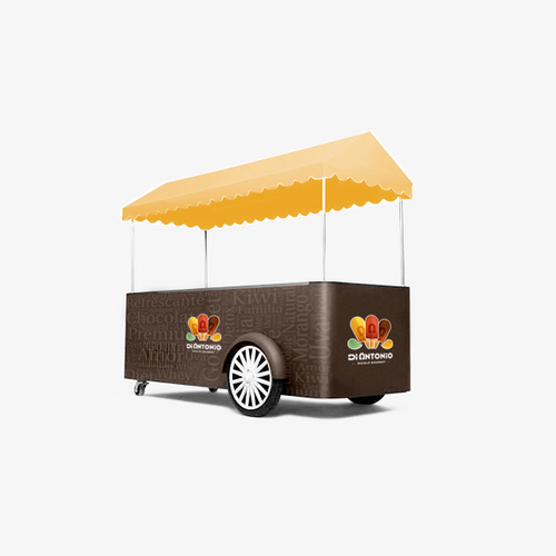 I need a design to customize ice cream cars with logo Di Antonio Gourmet Design by Bruno Nascimento