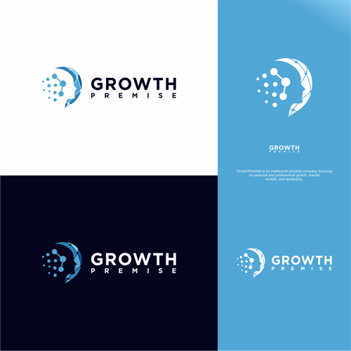 Logo and brand package for an IP company focused on leadership, growth, and mental frameworks Design by colorworks™