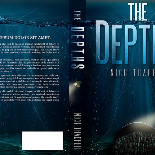 Thriller, action/adventure book cover design for upcoming author! Design by Llywellyn