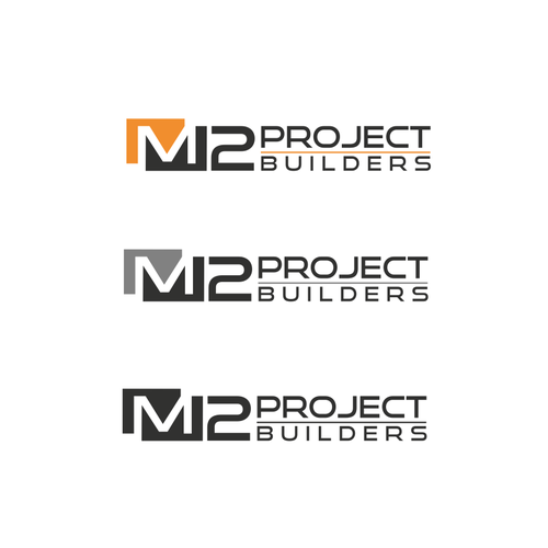 Create a modern yet sophisticated logo for M2 PROJECT BUILDERS Design by cv design