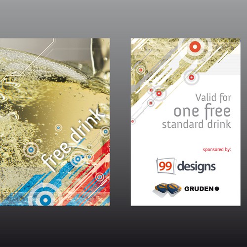 Design the Drink Cards for leading Web Conference! Design por imnotkeen