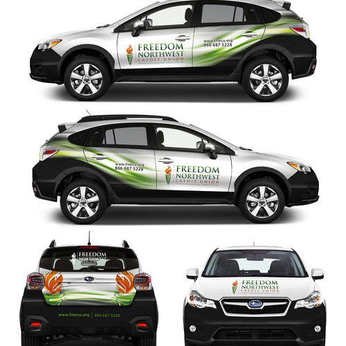 Create a bold & creative vehicle wrap for a Credit Union! Car, truck