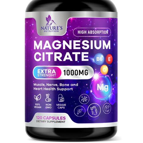 Premium Magnesium Citrate Design needed for Nature's Nutrition Design by TUNSAY