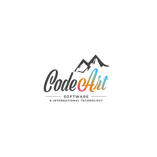 Logo for our newly opened company named CodeArt. Design by Sedow