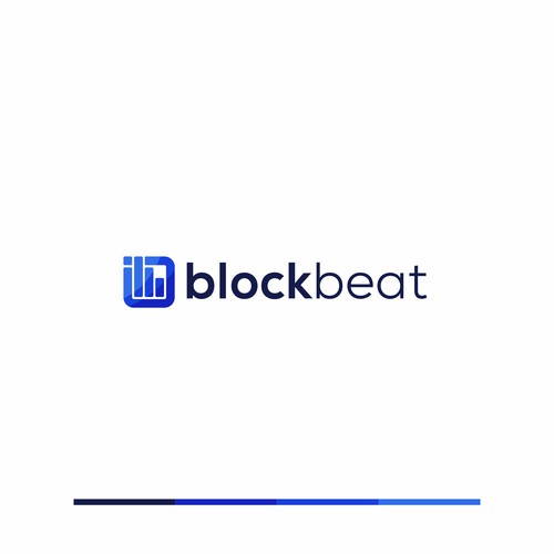 BlockBeat Crypto News Platform Logo Design Design by BuanaDesign