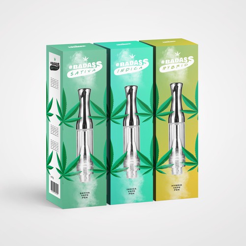 Vape package' design Design by luisashala