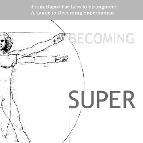 "Becoming Superhuman" Book Cover Design by JoachimS