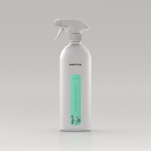 Premium Spray Bottle and Packaging for Cleaning Supplies Design réalisé par eolinart