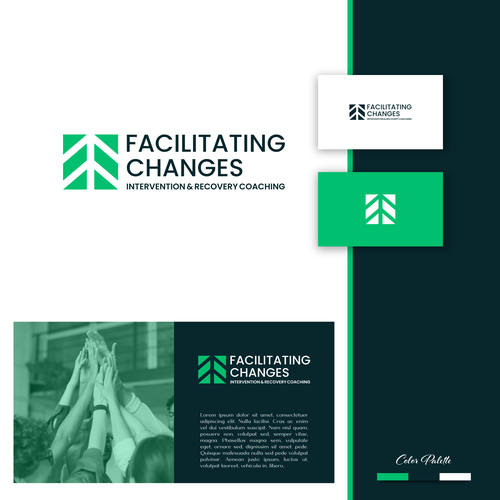 Facilitating Changes - Rebranding Design Design von Direwolf Design