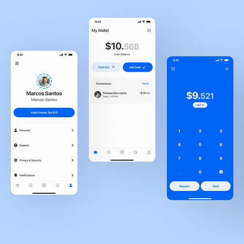 The New Cash APP Design Contest Design by Marcos-Santos