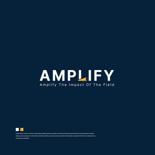 Amplify Logo Design by Adhe Kurniawan