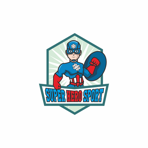 logo for super hero sports leagues Design por mooheem
