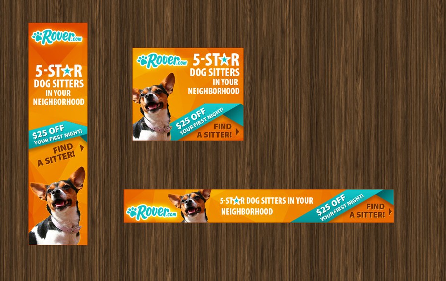 Bold Banner Ads for Dog Owners | Banner ad contest