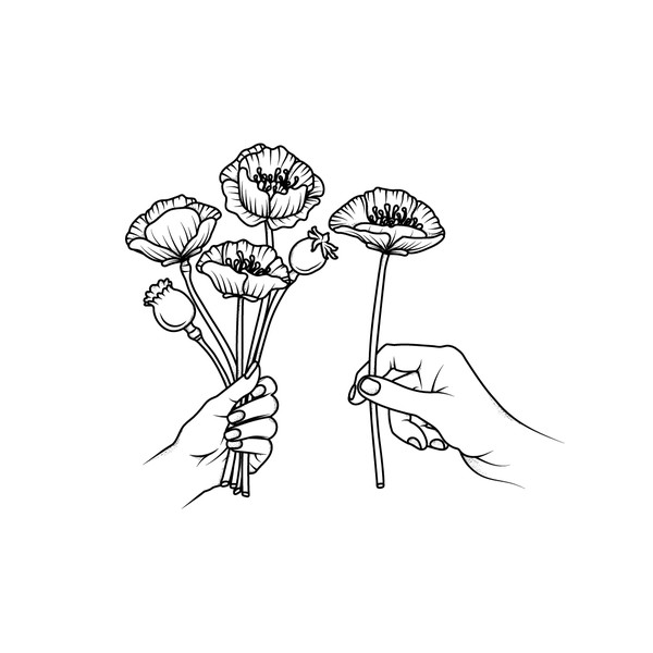 Small website illustrations with a vintage vibe.