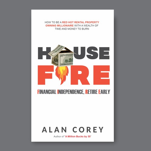 Eye-catching BOOK COVER with REAL ESTATE and EARLY RETIREMENT focus Design by Songv™