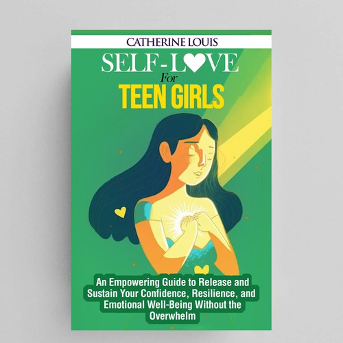 colorful cover to appeal to teen girls and their self-esteem Design by COMGUYZ