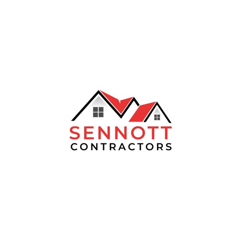 Bold, easy to read logo for construction company specializing in exterior renovations Design by Ashik99d