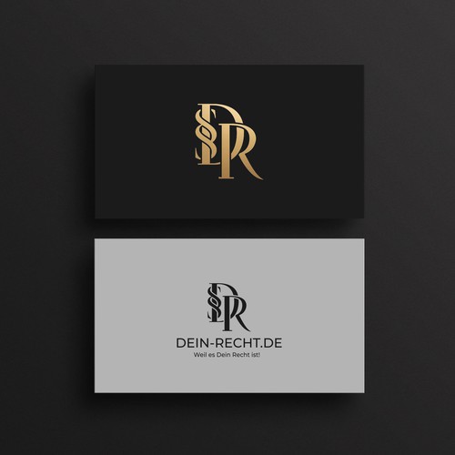 Logo for website of lawyer, social media, legal topics Design by knight brands™