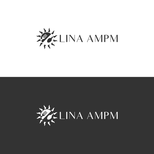 Logo for a coffee shop in AM and cocktail bar in PM Design by NuriCreative