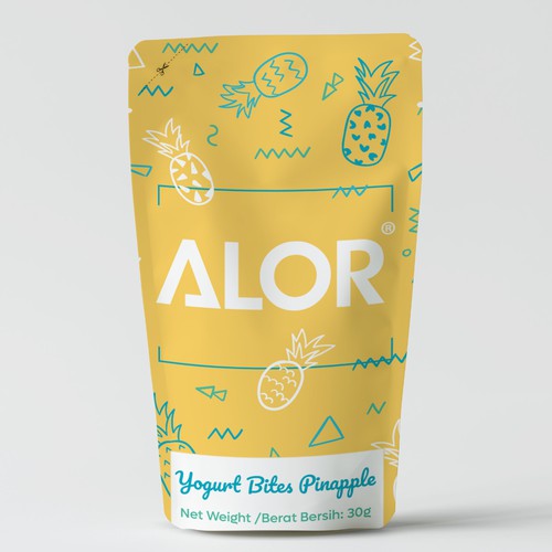 ALOR Yogurt Bites Diseño de Franklin Wold