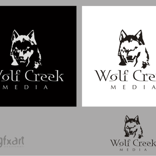 Wolf Creek Media Logo - $150 Ontwerp door claurus