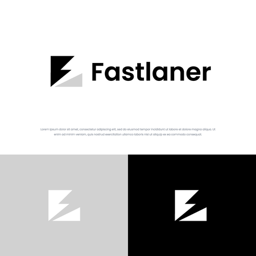 Logo + Brand for Fastlaner™ Design by Kamran.Ali