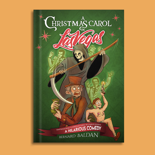 Designs A Christmas Carol in Las Vegas Book cover contest