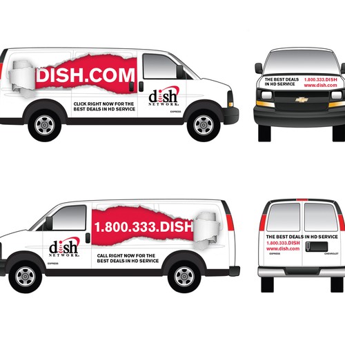V&S 002 ~ REDESIGN THE DISH NETWORK INSTALLATION FLEET デザイン by Lawrence.L
