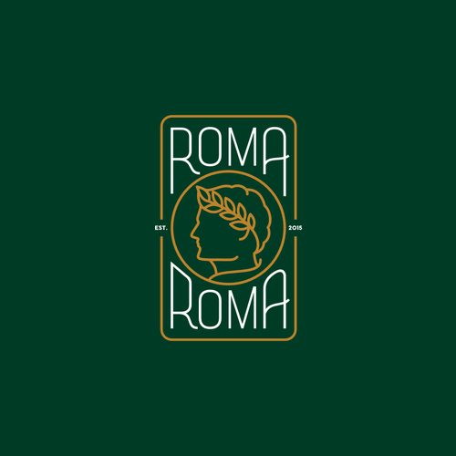 Roma Roma Logo Desing-ontwerp door involve