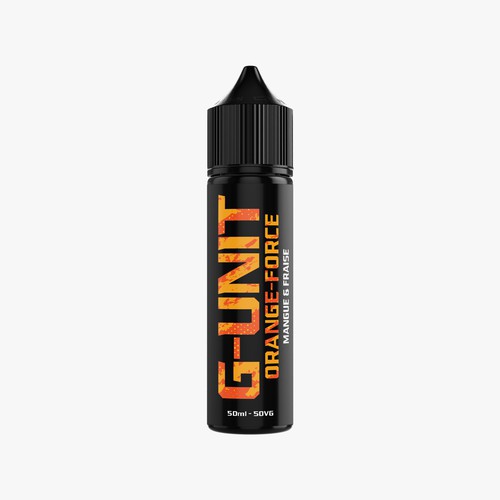 G-UNIT Eliquid need his new label Design by Byteripper