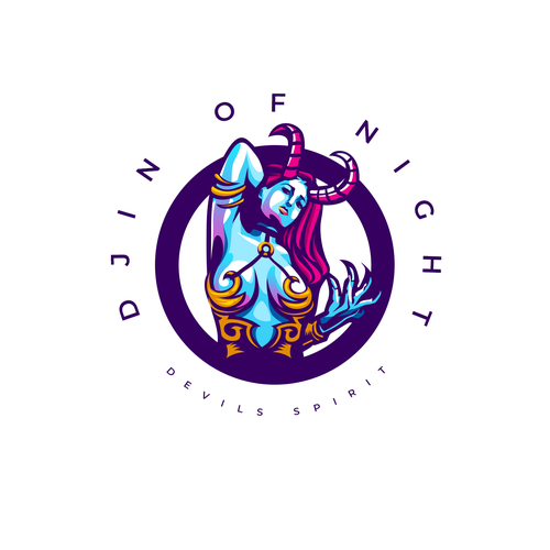 コンペ「DJIN OF NIGHT (GIN)」のデザイン by kil_pixelさん 